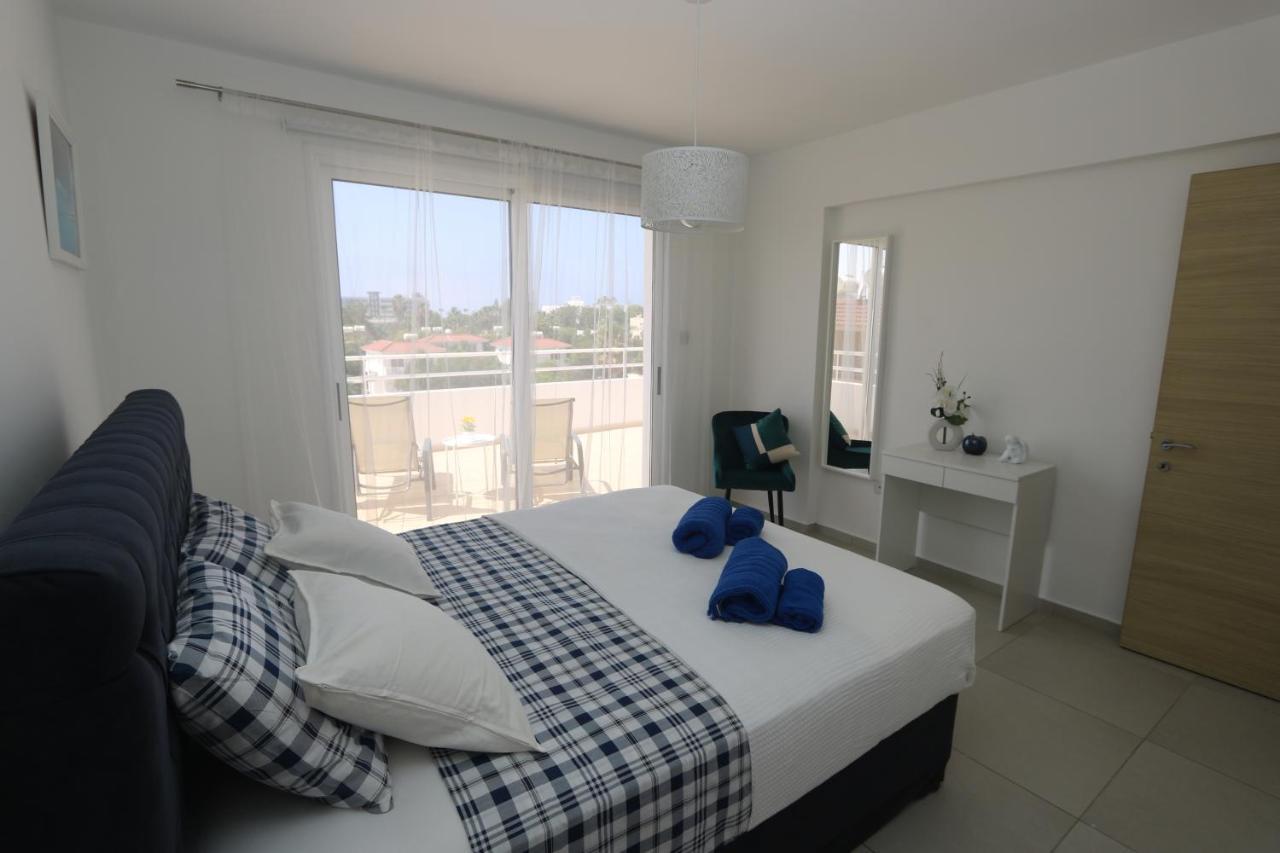 Nissi 3 Amazing Sea View Apartment アヤナパ エクステリア 写真