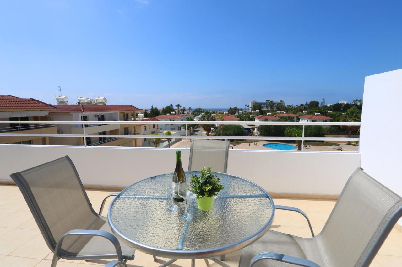 Nissi 3 Amazing Sea View Apartment アヤナパ エクステリア 写真