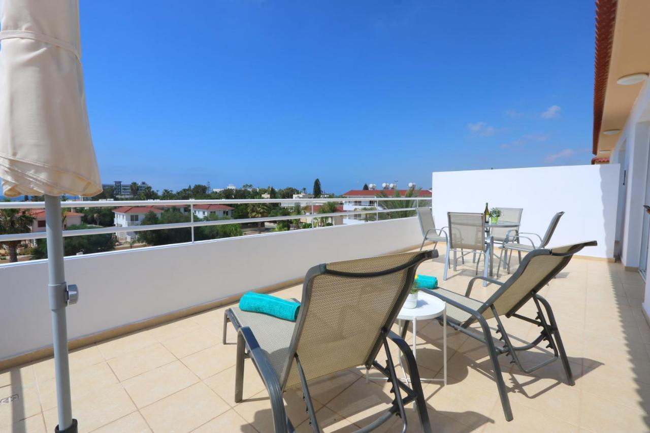 Nissi 3 Amazing Sea View Apartment アヤナパ エクステリア 写真
